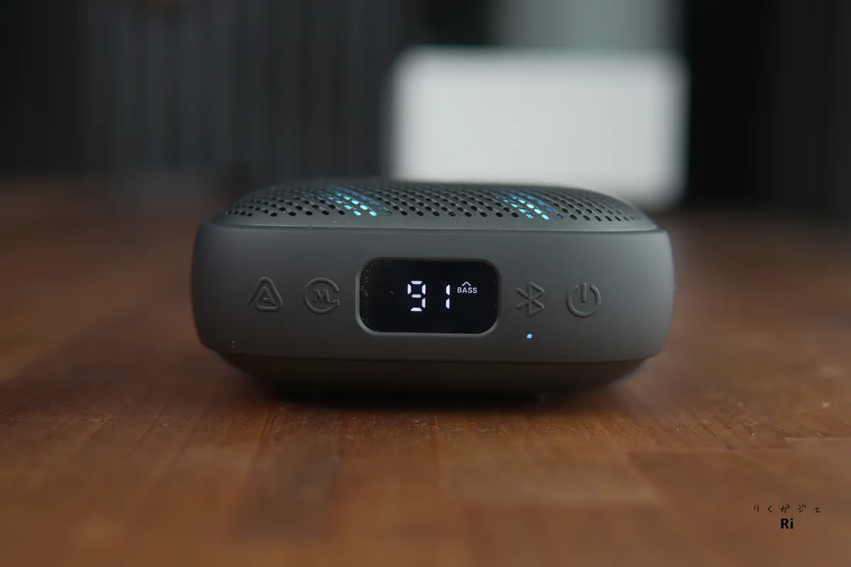 Soundcore Boom Go 3iのバッテリー残量表示