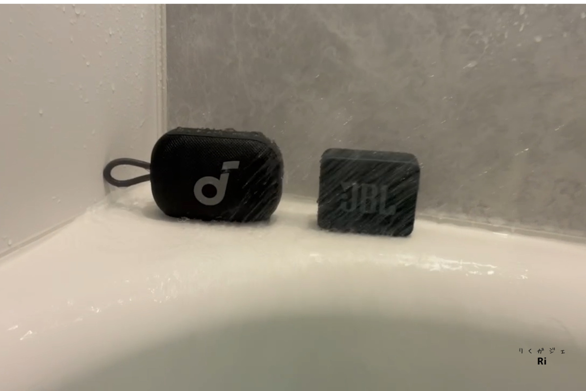 JBL Go Essential 2とSoundcore Select 4 Goの防水性能テスト