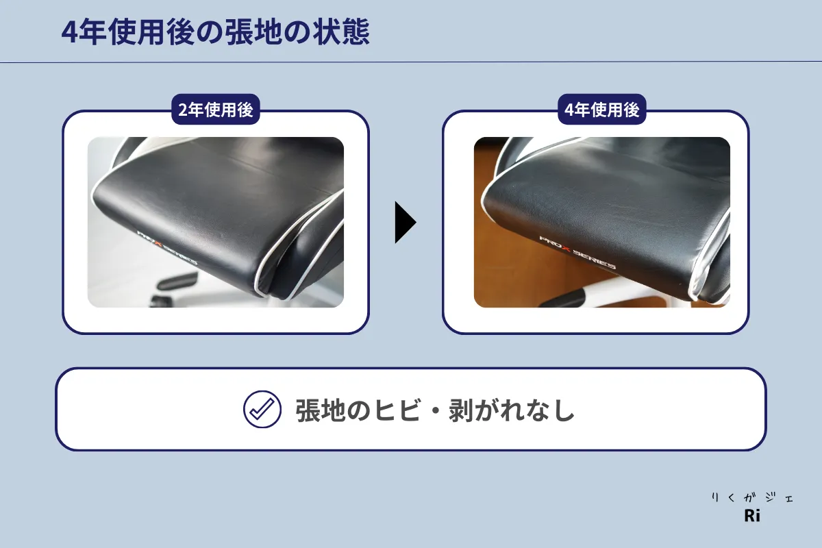 Pro-X V2の張地比較図解