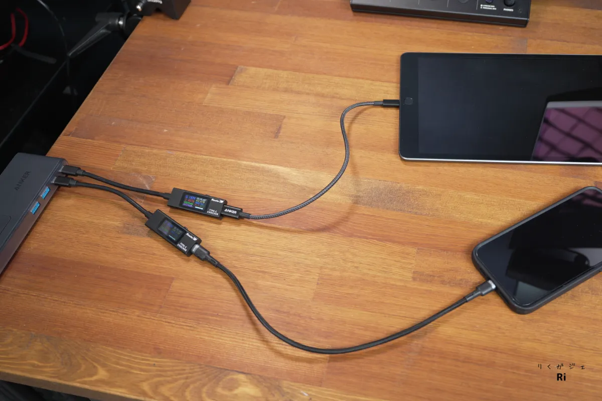 Nano Power Stripでスマホとタブレットを充電