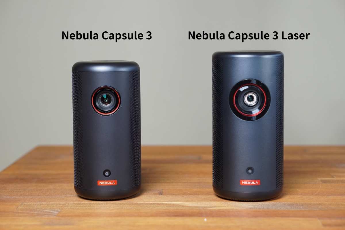 Nebula Capsule 3 Laserとのサイズ比較　正面