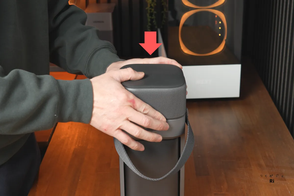 Nebula P1 スピーカー装着充電