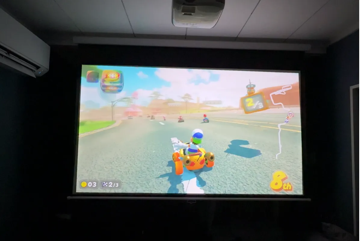 Nebula P1でNintendo Switchのマリオカートを大画面プレイ