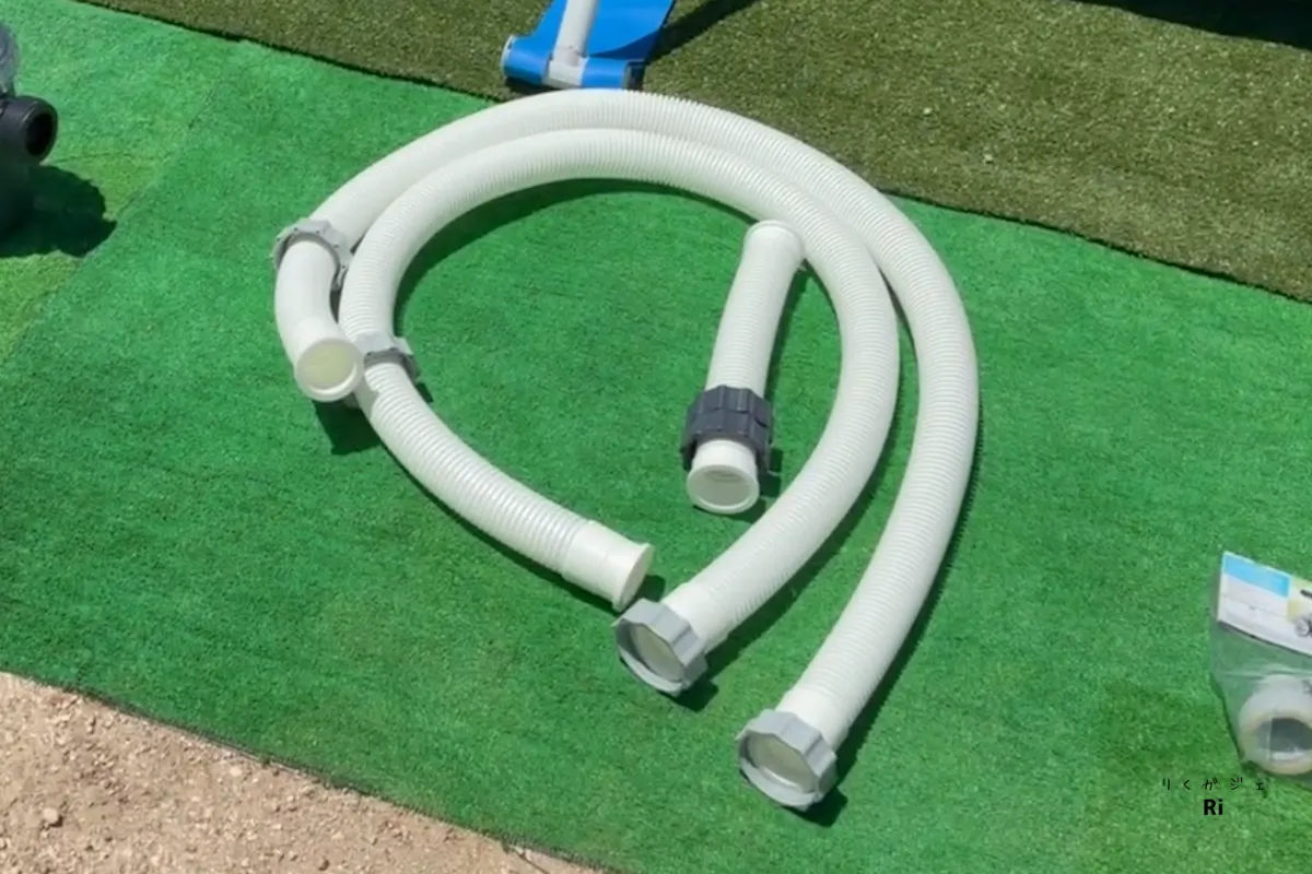 INTEXサンドフィルターポンプ付属の接続ホース