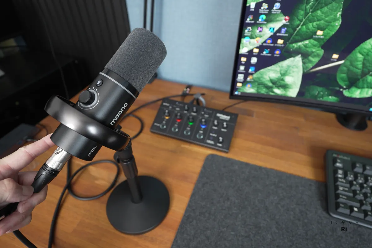 MAONO PD200WをXLR接続した収録環境