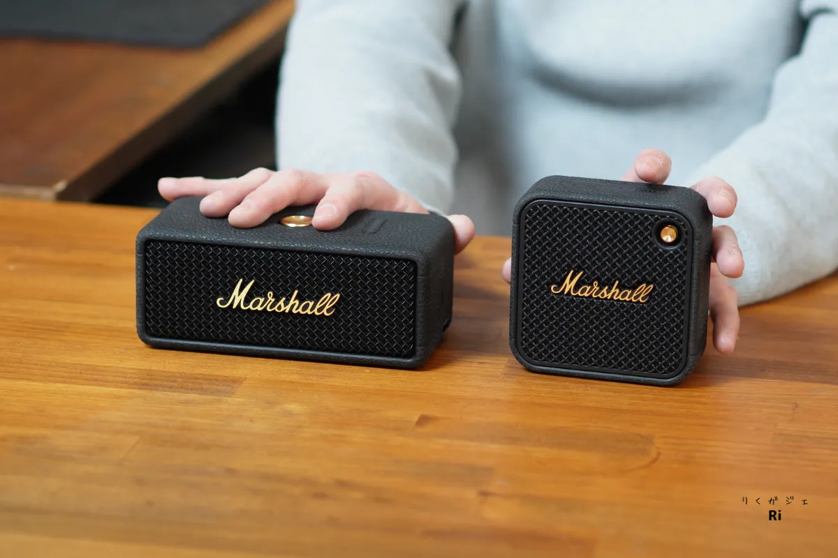 Marshall Willen IIとEmberton IIIの外観デザインとサイズ感の違い