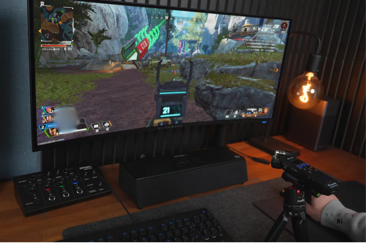 OPSODIS 1でFPSゲームをプレイ