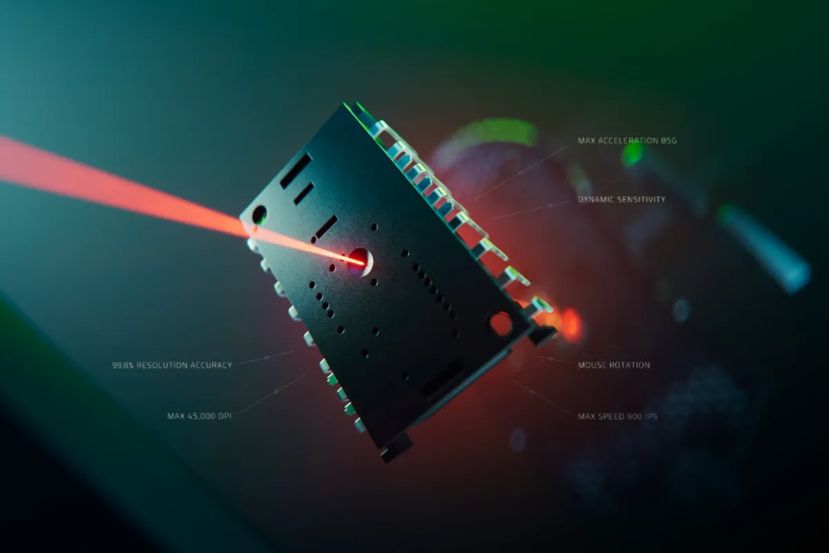 Razer Focus Pro 45K 光学センサーのイメージ画像